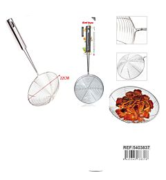 SCHIUMAROLA A RETE IN ACCIAIO 22CM