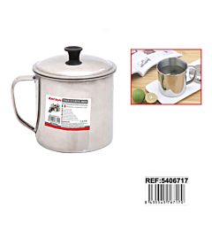 PENTOLINO C/COPERCHIO INOX 10CM