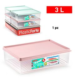 CONTENITORE FRESH CON GRIGLIA 3 L SURT VRMPlastic Forte