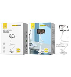 ONEPLUS SUPPORTO PER CELLULARE UNIVERSALE CON BRACCIO FLESSIBILE BIANCOOne Plus
