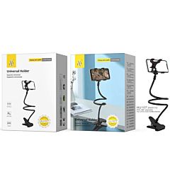 ONEPLUS SUPPORTO PER CELLULARE UNIVERSALE CON BRACCIO FLESSIBILE NEROOne Plus