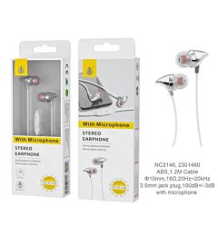 ONEPLUS NC3146 CUFFIE AURICOLARI IN-EAR AUX CON MIC ARGENTOOne Plus