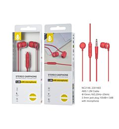 ONEPLUS NC3148 CUFFIE AURICOLARI IN-EAR AUX CON MIC ROSSOOne Plus