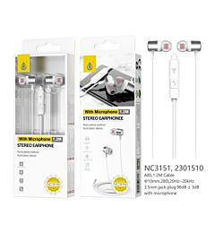 ONEPLUS NC3151 CUFFIE AURICOLARI IN-EAR AUX CON MIC BIANCOOne Plus