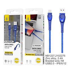 ONEPLUS NB1227 CAVO DATI LIGHTNING 2.4A BLUOne Plus