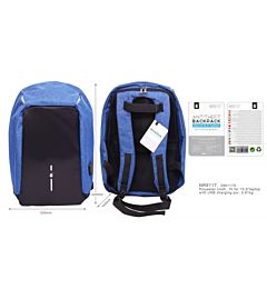 NR9117 AZ, ONE PLUS, ZAINO ANTIFURTO CON ATTACCO DOne Plus