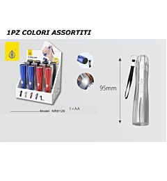 NR9126, LANTERNA LED PORTATILE MIDI CON CINTURINO