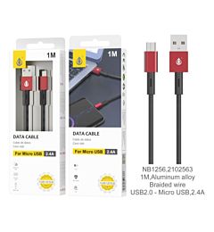 ONEPLUS NB1256 CAVO DATI MICRO USB 2.4A ROSSOOne Plus