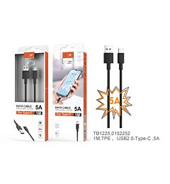 MTK CAVO USB C 5A 1M NEROMTK