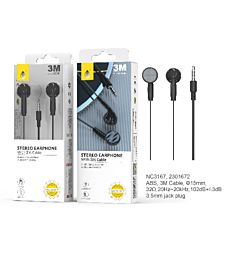 NC3167 NE, CUFFIE BLU MARINO, LUNGHEZZA CAVO 3M, NOne Plus