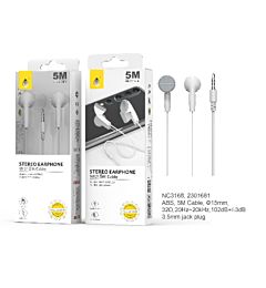 NC3168 BL, CUFFIE BLU MARINO, LUNGHEZZA CAVO 5 M,One Plus