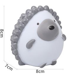 GIOCATTOLO A FORMA DI RICCIO GRIGIO L8*W7*H8CM