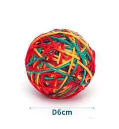 PALLINA GIOCATTOLO PER GATTI MISURA S,D6CMNobleza