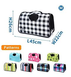 BORSA PER ANIMALI DOMESTICI STAMPATA(M,L45*W19.5*HNobleza