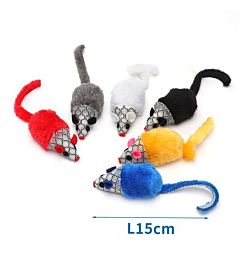 CAT TOYS L7CM GREY&amp;BLACK/ORANGE&amp;BLUE/WHITE&amp;REDNobleza