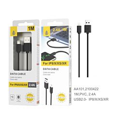AA101 NE UN CAVO DI DATI PER IPHONE 6/7/8, 1M 2.4A
