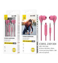 C5855 RS, CUFFIE CAREY CON MICROFONO 1,2 M, ROSAOne Plus