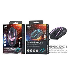 MTK G5060 MOUSE GAMING OTTICO CON CAVO 1200 DPI