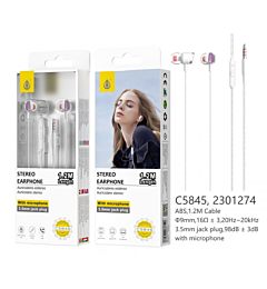 ONEPLUS C5845 CUFFIE IN-EAR CON MICROFONO BIANCO