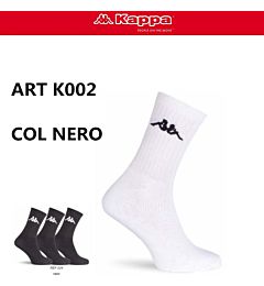 KAPPA CALZE TENNIS UOMO K002-Nero-36/38