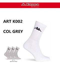 KAPPA CALZE TENNIS UOMO K002-Grigio-36/38