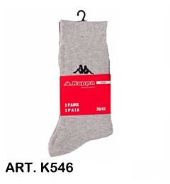 KAPPA CALZA CORTA IN COTONE K546-Grigio-36/38