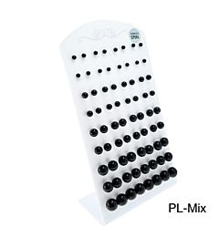 Orecchini Perla Sintetica Nera