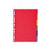 DIVISORIO 6 TASTI COLORATI CART. A4Exacompta