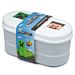 Set di Contenitori per Alimenti Bento con Posate - Volti - MinecraftPuckator