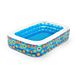 PISCINA GONFIABILE FAMILY RETTANGOLARE A 3 ANELLI CON DECOROBestway