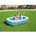 PISCINA GONFIABILE FAMILY RETTANGOLARE A 3 ANELLI CON DECOROBestway