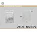SACCHETTO TRASPARENTI 20*22 4 OPP 16PCSGev