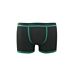 BOXER UOMO COTONE GRIGIO SCURO/VERDE