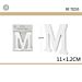 LETTERA IN LEGNO 11CM*1.2CM MGev