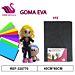 GOMMA CREPLA GLITTER NERO 40*60Party Go