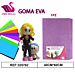 GOMMA CREPLA GLITTER VIOLA SCURO 40*60Party Go