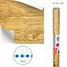 DC CASA CARTA ADES.PVC LEGNO 45CMX2MX0,08MM  5037Dc