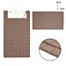 TAPPETO ANTISCIVOLO VASCA 69X39CM CAFFEDc