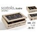 YAT/SCATOLA TEA LEGNO 23*15*7 SAL-TEA-LGicos