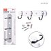 DC CASA GANCI APPENDIABITI 3POSTI 22X3X5CMDc