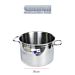 PENTOLA CM.18 INOX 18/C MOD. REALTERMGnali