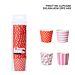DC CASA PIROTTINI CARTA CUPCAKE 5X3,8X4,8CM 25PZDc