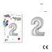 MR.PARTY PALLONCINO MYLAR ARGENTO 2 109X96CMDc