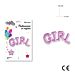 MR.PARTY PALLONCINO MYLAR GIRL 106.5X37.5CM ROSADc