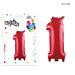 MR.PARTY PALLONCINO MYLAR ROSSO 1 101X53CMDc