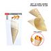DC CASA CONO LEGNO FINGER FOOD 16CM 12PZDc