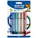 COLLA GIOTTO DECOR GLITTER 5 X 10,5ML METALLICGiotto