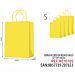 BORSA IN CARTA DA REGALO GIALLO S 32*24*10