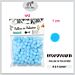 PALLINE IN POLIESTERE AZZURRO 1CM/100PC