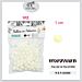 PALLINE IN POLIESTERE BEIGE 1CM/100PC